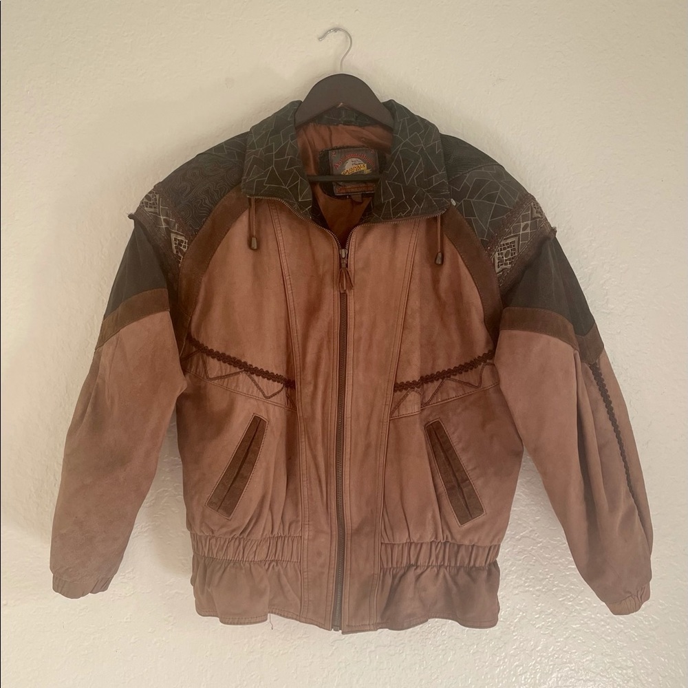 Vintage leather adventure bound by Wilsons Leather jacket